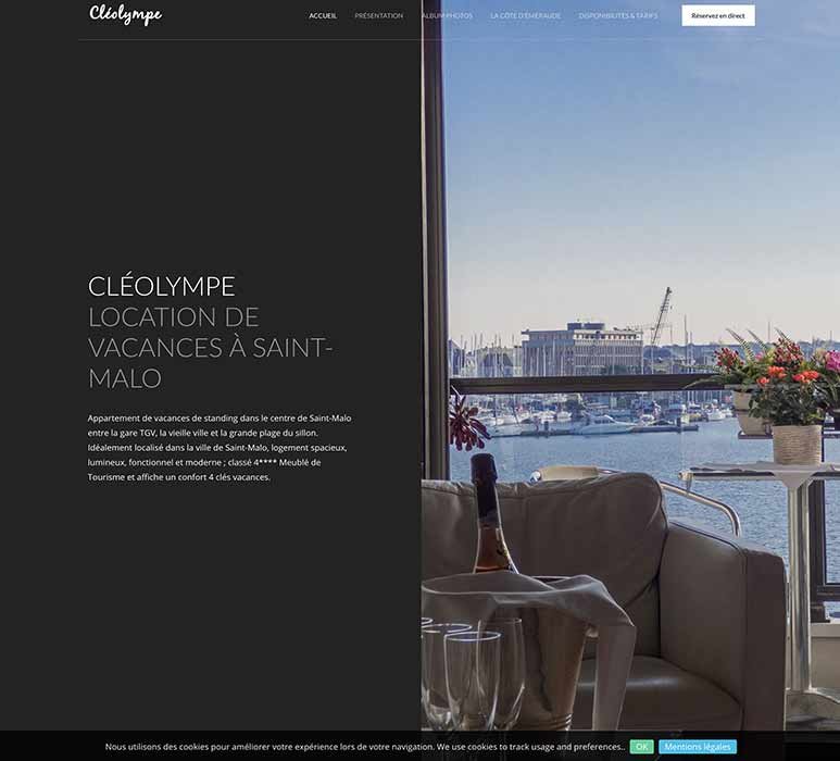 Création site internet de location de vacances à Saint-Malo
